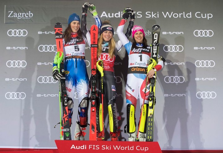 Vlhová druhá aj v Záhrebe, suverénny triumf Shiffrinovej